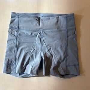 Barely worn! Outdoor voices blue biker shorts with side pockets